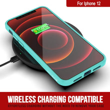 Charger l&#39;image dans la galerie, iPhone 12 Case Punkcase® LUCID 2.0 Teal Series w/ PUNK SHIELD Screen Protector | Ultra Fit (Color in image: clear)

