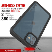 Load image into Gallery viewer, iPhone 12  Waterproof Case, Punkcase [Extreme Series] Armor Cover W/ Built In Screen Protector [Black] (Color in image: White)
