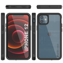 Load image into Gallery viewer, iPhone 12  Waterproof Case, Punkcase [Extreme Series] Armor Cover W/ Built In Screen Protector [Black] (Color in image: Pink)
