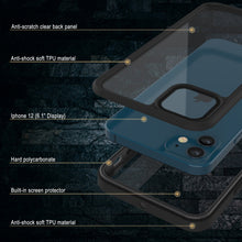 Load image into Gallery viewer, iPhone 12  Waterproof Case, Punkcase [Extreme Series] Armor Cover W/ Built In Screen Protector [Black] (Color in image: Teal)
