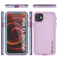 Charger l&#39;image dans la galerie, Punkcase iPhone 13 Mini Waterproof Case [Aqua Series] Armor Cover [Blue] (Color in image: Teal)
