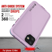 Charger l&#39;image dans la galerie, ANTI-SHOCK SYSTEM HEAVYDUTY DESIGN TO PROTECT AGAINST DROPS Meters Drop height 36 Preecton Mf For Iphone 12 Mini (Color in image: Pink)
