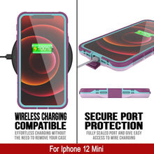 Charger l&#39;image dans la galerie, WIRELESS CHARGING COMPATIBLE EFFORTLESS CHARGING WITHOUT THE NEED TO REMOVE YOUR CASE SECURE PORT PROTECTION FULLY SEALED PORT AND GIVE EASY ACCESS TO WIRE CHARGING For Iphone 12 Mini 
