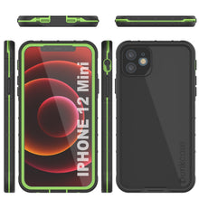 Charger l&#39;image dans la galerie, Punkcase iPhone 13 Mini Waterproof Case [Aqua Series] Armor Cover [Black] (Color in image: Teal)
