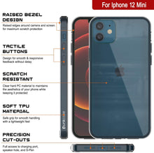 Charger l&#39;image dans la galerie, iPhone 12 Mini Case Punkcase® LUCID 2.0 Clear Series Series w/ PUNK SHIELD Screen Protector | Ultra Fit (Color in image: white)
