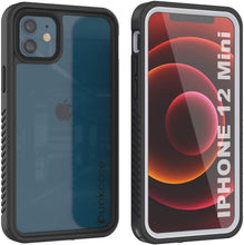 Charger l&#39;image dans la galerie, iPhone 12 Mini Waterproof Case, Punkcase [Extreme Series] Armor Cover W/ Built In Screen Protector [White] (Color in image: Purple)
