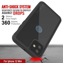 Load image into Gallery viewer, iPhone 12 Mini Waterproof IP68 Case, Punkcase [Black] [StudStar Series] [Slim Fit] (Color in image: Teal)
