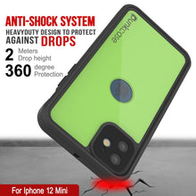 Load image into Gallery viewer, iPhone 12 Mini Waterproof IP68 Case, Punkcase [Light green] [StudStar Series] [Slim Fit] [Dirtproof] (Color in image: Clear)
