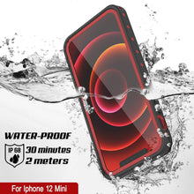 Load image into Gallery viewer, iPhone 12 Mini Waterproof IP68 Case, Punkcase [Red] [StudStar Series] [Slim Fit] (Color in image: White)
