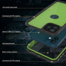 Load image into Gallery viewer, iPhone 12 Mini Waterproof IP68 Case, Punkcase [Light green] [StudStar Series] [Slim Fit] [Dirtproof] (Color in image: Pink)
