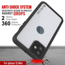 Load image into Gallery viewer, iPhone 12 Mini Waterproof IP68 Case, Punkcase [White] [StudStar Series] [Slim Fit] [Dirtproof] (Color in image: Teal)
