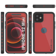 Load image into Gallery viewer, iPhone 12 Mini Waterproof IP68 Case, Punkcase [Red] [StudStar Series] [Slim Fit] (Color in image: Teal)
