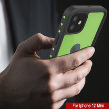 Load image into Gallery viewer, iPhone 12 Mini Waterproof IP68 Case, Punkcase [Light green] [StudStar Series] [Slim Fit] [Dirtproof] (Color in image: Teal)
