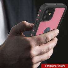 Load image into Gallery viewer, iPhone 12 Mini Waterproof IP68 Case, Punkcase [Pink] [StudStar Series] [Slim Fit] [Dirtproof] (Color in image: Light Green)
