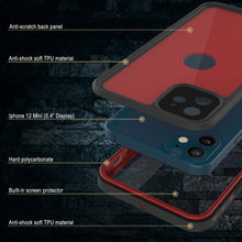 Load image into Gallery viewer, iPhone 12 Mini Waterproof IP68 Case, Punkcase [Red] [StudStar Series] [Slim Fit] (Color in image: Pink)
