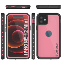 Load image into Gallery viewer, iPhone 12 Mini Waterproof IP68 Case, Punkcase [Pink] [StudStar Series] [Slim Fit] [Dirtproof] (Color in image: White)
