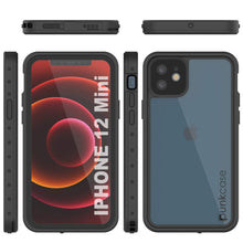 Load image into Gallery viewer, iPhone 12 Mini Waterproof IP68 Case, Punkcase [Clear] [StudStar Series] [Slim Fit] [Dirtproof] (Color in image: Teal)
