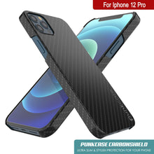 Load image into Gallery viewer, iPhone 12 Pro Case, Punkcase CarbonShield, Heavy Duty &amp; Ultra Thin 2 Piece Dual Layer [shockproof] 
