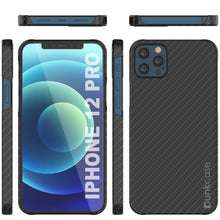 Load image into Gallery viewer, iPhone 12 Pro Case, Punkcase CarbonShield, Heavy Duty &amp; Ultra Thin 2 Piece Dual Layer [shockproof] 
