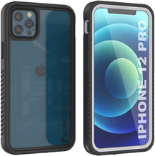 Charger l&#39;image dans la galerie, iPhone 12 Pro Waterproof Case, Punkcase [Extreme Series] Armor Cover W/ Built In Screen Protector [White] (Color in image: White)

