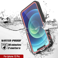 Charger l&#39;image dans la galerie, iPhone 12 Pro Waterproof Case, Punkcase [Extreme Series] Armor Cover W/ Built In Screen Protector [Pink] (Color in image: Light Blue)
