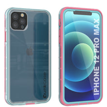 Load image into Gallery viewer, Punkcase iPhone 13 Pro Max Waterproof Case [Aqua Series] Armor Cover [Clear Pink] [Clear Back] (Color in image: Clear Pink)
