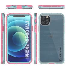 Load image into Gallery viewer, Punkcase iPhone 13 Pro Max Waterproof Case [Aqua Series] Armor Cover [Clear Pink] [Clear Back] (Color in image: Clear Teal)
