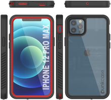 Charger l&#39;image dans la galerie, iPhone 12 Pro Max Waterproof Case, Punkcase [Extreme Series] Armor Cover W/ Built In Screen Protector [Red] (Color in image: Teal)
