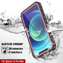 Charger l&#39;image dans la galerie, iPhone 12 Pro Max Waterproof IP68 Case, Punkcase [Pink] [StudStar Series] [Slim Fit] [Dirtproof] (Color in image: Teal)
