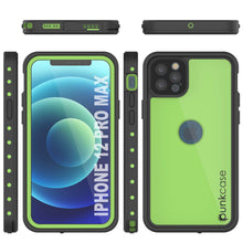 Charger l&#39;image dans la galerie, iPhone 12 Pro Max Waterproof IP68 Case, Punkcase [Light green] [StudStar Series] [Slim Fit] [Dirtproof] (Color in image: White)
