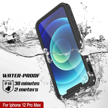 Charger l&#39;image dans la galerie, iPhone 12 Pro Max Waterproof IP68 Case, Punkcase [Black] [StudStar Series] [Slim Fit] (Color in image: White)
