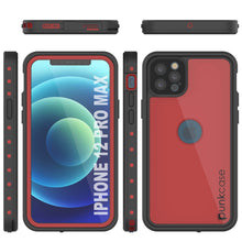 Charger l&#39;image dans la galerie, iPhone 12 Pro Max Waterproof IP68 Case, Punkcase [Red] [StudStar Series] [Slim Fit] (Color in image: Teal)
