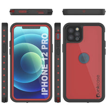 Load image into Gallery viewer, iPhone 12 Pro Waterproof IP68 Case, Punkcase [Red] [StudStar Series] [Slim Fit] (Color in image: Teal)
