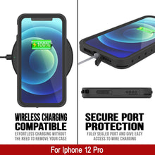 Load image into Gallery viewer, iPhone 12 Pro Waterproof IP68 Case, Punkcase [Black] [StudStar Series] [Slim Fit] (Color in image: Purple)
