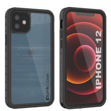 Charger l&#39;image dans la galerie, iPhone 12 Waterproof IP68 Case, Punkcase [Clear] [StudStar Series] [Slim Fit] [Dirtproof] (Color in image: Clear)
