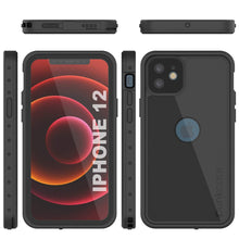Charger l&#39;image dans la galerie, iPhone 12 Waterproof IP68 Case, Punkcase [Black] [StudStar Series] [Slim Fit] (Color in image: Red)
