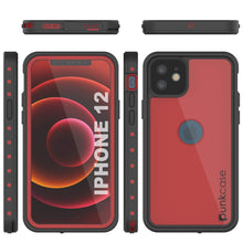 Charger l&#39;image dans la galerie, iPhone 12 Waterproof IP68 Case, Punkcase [Red] [StudStar Series] [Slim Fit] (Color in image: Teal)
