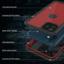 Charger l&#39;image dans la galerie, iPhone 12 Waterproof IP68 Case, Punkcase [Red] [StudStar Series] [Slim Fit] (Color in image: Pink)
