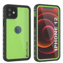 Charger l&#39;image dans la galerie, iPhone 12 Waterproof IP68 Case, Punkcase [Light green] [StudStar Series] [Slim Fit] [Dirtproof] (Color in image: Light Green)
