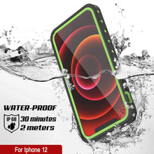 Charger l&#39;image dans la galerie, iPhone 12 Waterproof IP68 Case, Punkcase [Light green] [StudStar Series] [Slim Fit] [Dirtproof] (Color in image: Purple)
