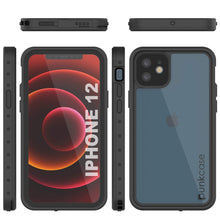 Charger l&#39;image dans la galerie, iPhone 12 Waterproof IP68 Case, Punkcase [Clear] [StudStar Series] [Slim Fit] [Dirtproof] (Color in image: Teal)
