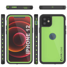 Charger l&#39;image dans la galerie, iPhone 12 Waterproof IP68 Case, Punkcase [Light green] [StudStar Series] [Slim Fit] [Dirtproof] (Color in image: White)
