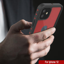Charger l&#39;image dans la galerie, iPhone 12 Waterproof IP68 Case, Punkcase [Red] [StudStar Series] [Slim Fit] (Color in image: Light Green)
