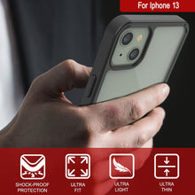 Charger l&#39;image dans la galerie, Coque iPhone 13 Punkcase® LUCID 2.0 Série Noire avec protecteur d&#39;écran PUNK SHIELD | Réglage ultra
