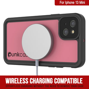 iPhone 13 Mini Waterproof IP68 Case, Punkcase [Pink] [StudStar Series] [Slim Fit] [Dirtproof] (Color in image: Light Blue)
