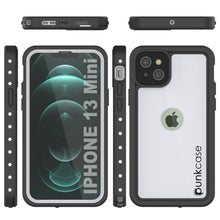 Load image into Gallery viewer, iPhone 13 Mini Waterproof IP68 Case, Punkcase [White] [StudStar Series] [Slim Fit] [Dirtproof] (Color in image: Red)
