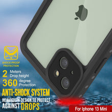 Load image into Gallery viewer, iPhone 13 Mini Waterproof IP68 Case, Punkcase [Clear] [StudStar Series] [Slim Fit] [Dirtproof] (Color in image: White)
