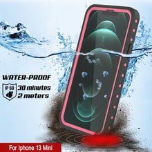 Load image into Gallery viewer, iPhone 13 Mini Waterproof IP68 Case, Punkcase [Pink] [StudStar Series] [Slim Fit] [Dirtproof] (Color in image: White)
