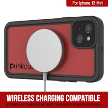 Charger l&#39;image dans la galerie, iPhone 13 Mini Waterproof IP68 Case, Punkcase [Red] [StudStar Series] [Slim Fit] (Color in image: Light Blue)
