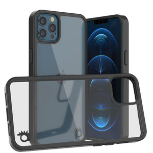 Coque iPhone 13 Pro Punkcase® LUCID 2.0 Série noire avec protecteur d'écran PUNK SHIELD | Ultra hydraté
